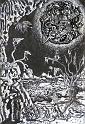 Phollmond in Phantasia, 1982, Tuasche-Papier, 20x30